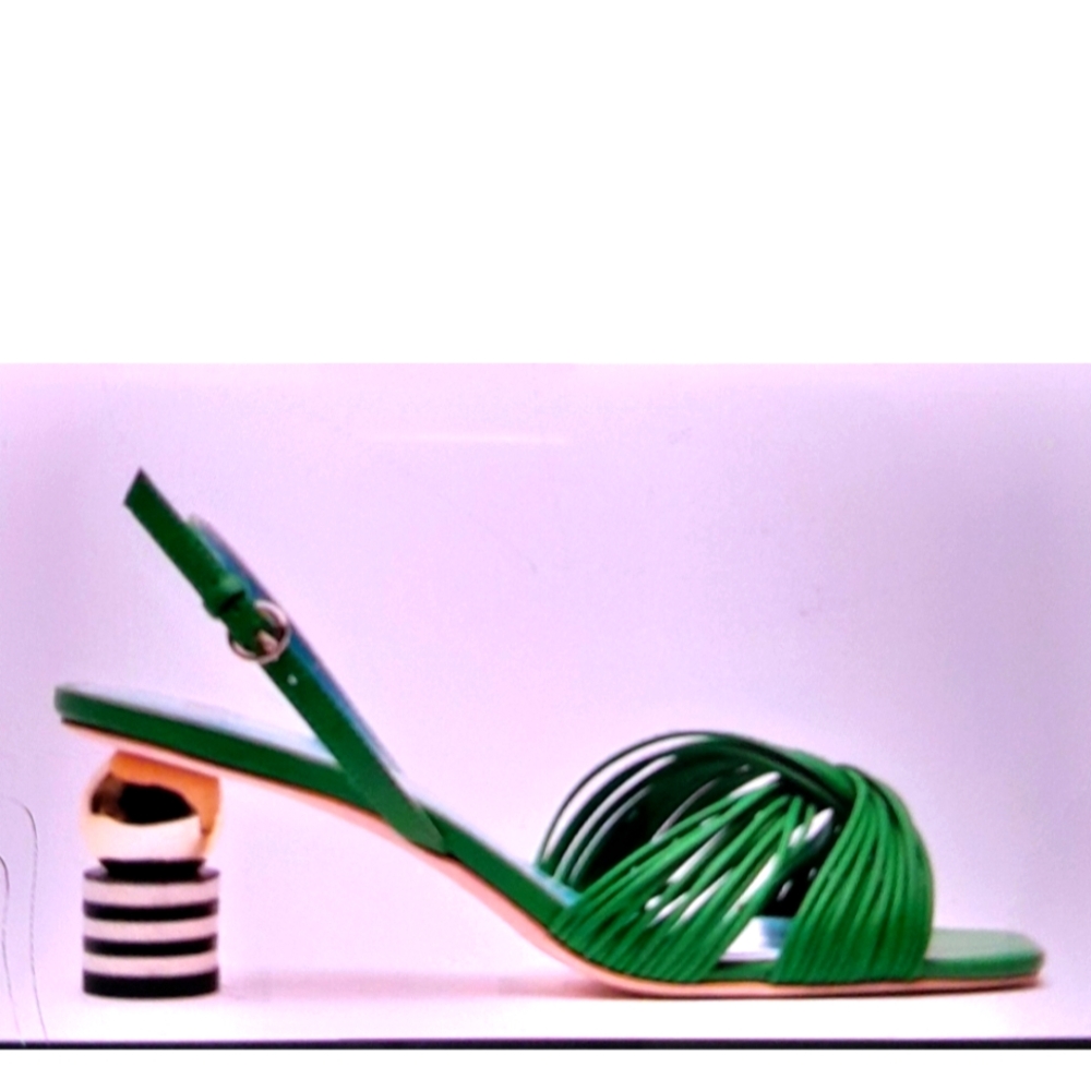 FRANCES VALENTINE Kitten Heel Sandals Size 8.5